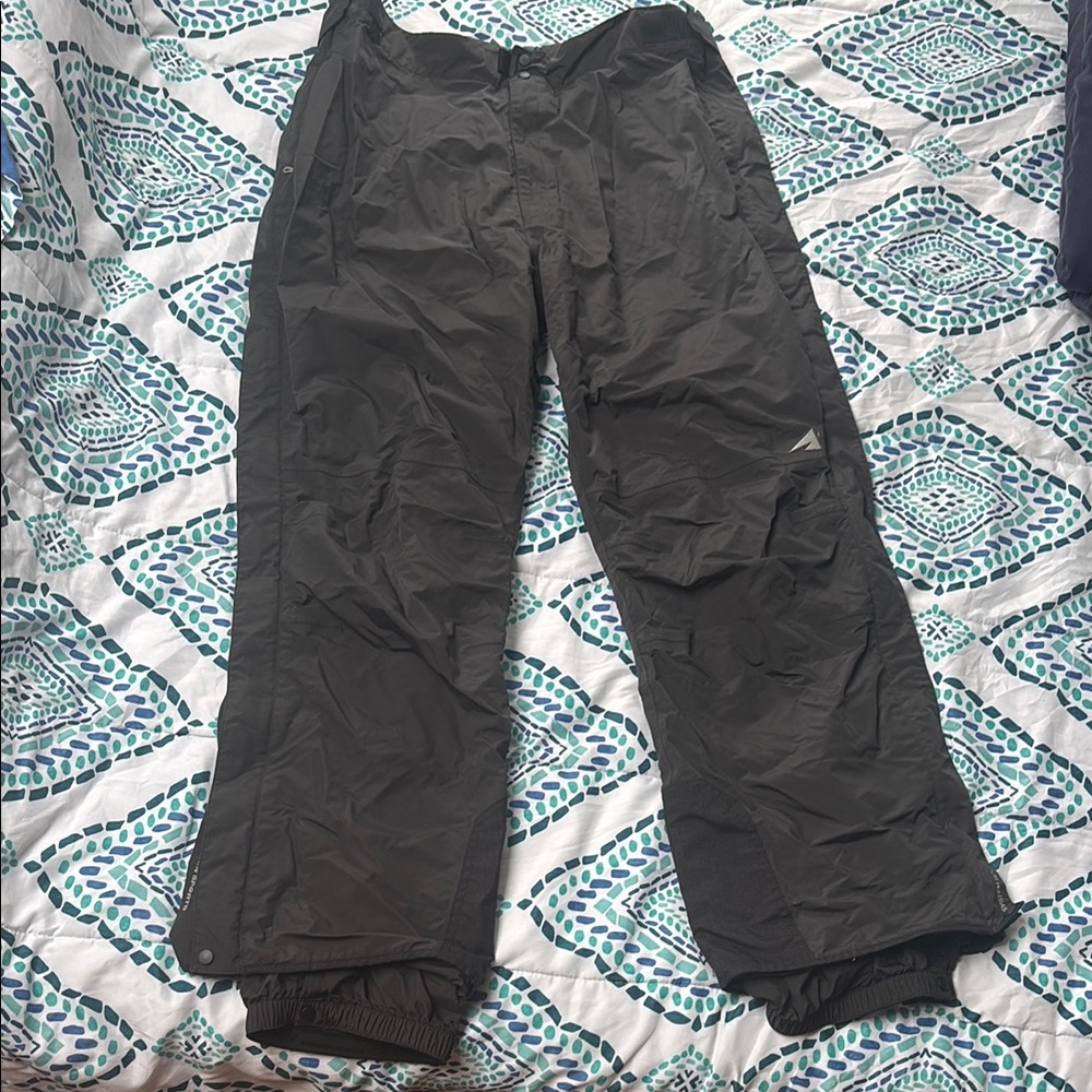 Eastern Mountain Sports Black System III Ski Pants, size XL / 32”